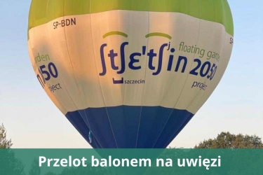 Helikopter i balon na DOŻYNKACH 