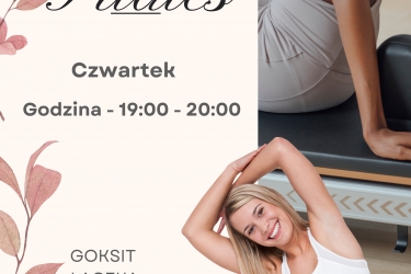 Zajęcia w GOKSiT w Łączce - Pilates