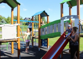 Otwarcie placu zabaw w Gumnach