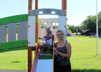 Otwarcie placu zabaw w Gumnach