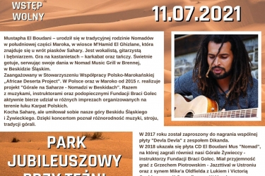 Zapraszamy na koncert Mustaphy El Boudani 