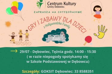 Gry i zabawy dla dzieci w Dębowcu 