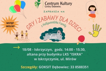 Gry i zabawy dla dzieci w Iskrzyczynie