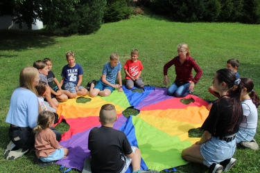 Gry i zabawy dla dzieci w Iskrzyczynie 18.08.2021