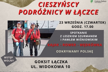 Zapraszamy na spotkanie z podróżnikami!!