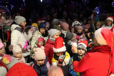 Spotkanie z Mikołajem i rozświetlenie choinki