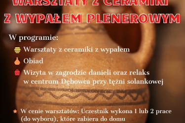 Warsztaty z ceramiki z wypałem plenerowym