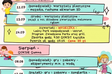 Zakręcone Wakacje z GOK