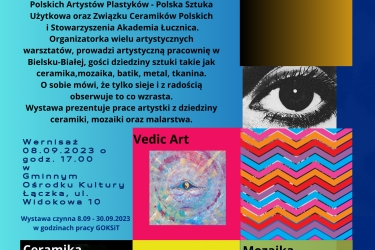 Wernisaż "Kolor i Struktura" - wystawa prac Edi Malcer 08.09.2023