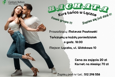 Bachata kurs tańca w Łączce!!!!