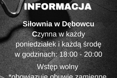 Siłownia w Dębowcu