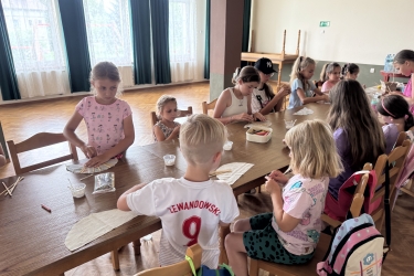 Fotorelacja z warsztatów twórczych w Łączce 17.07.2024r.