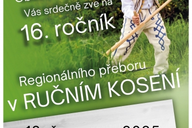 Zapraszamy do Naszej Partnerskiej Gminy Bukovec na XVI Regionalne Mistrzostwa w Koszeniu Ręcznym!