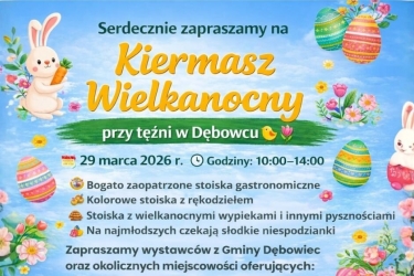 Zapraszamy na Kiermasz Wielkanocny w Dębowcu