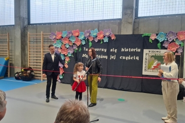 Uroczyste otwarcie sali sportowej przy Szkole Podstawowej w Ogrodzonej