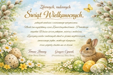 Życzenia Wielkanocne Wójta Gminy Dębowiec oraz Przewodniczącego Rady Gminy
