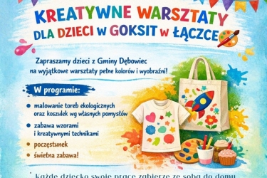 KREATYWNE WARSZTATY DLA DZIECI W GOKSIT W ŁĄCZCE