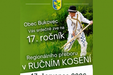 Sołectwo Bukovec serdecznie zaprasza na 17 Mistrzostwa Rejonu w Koszeniu Ręcznym!