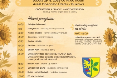 Zapraszamy na " Plackovy Festival " do Bukovca