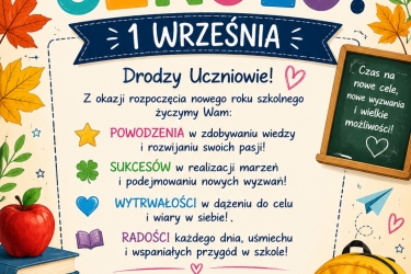 Witaj szkoło !!!