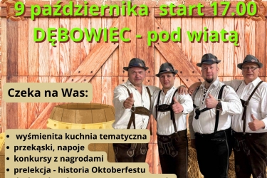 OKTOBERFEST W GMINIE DĘBOWIEC!